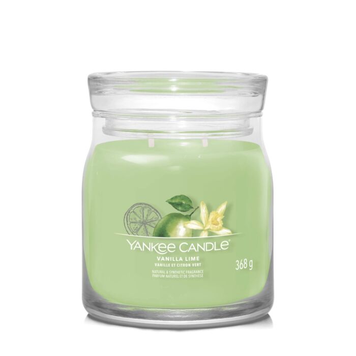 Yankee Candle Vanilla Lime Signature Medium Jar